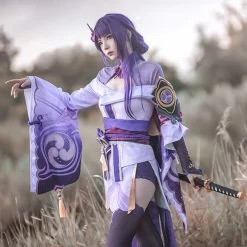 Genshin Impact Raiden Shogun Baal Cosplay Costume