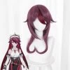 Genshin Impact Rosaria Purple Cosplay Wig