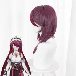 Genshin Impact Rosaria Purple Cosplay Wig 7 Genshin Impact Rosaria Purple Cosplay Wig -Cosplay Shop GenshinImpactRosariaPurpleCosplayWig 2