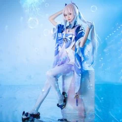 Genshin Impact Sangonomiya Kokomi Halloween Cosplay Costume