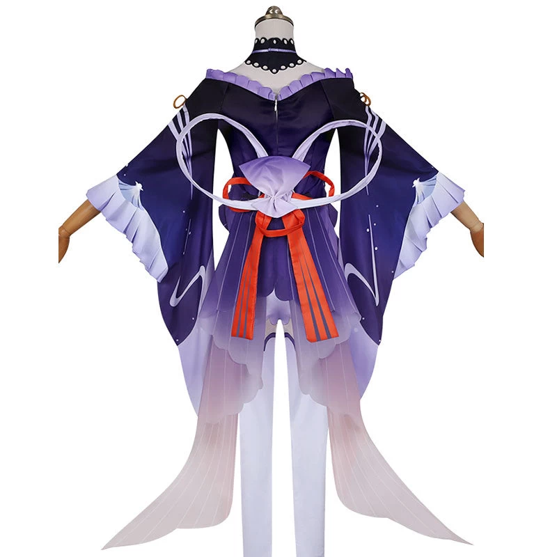 Genshin Impact Sangonomiya Kokomi Halloween Cosplay Costume 7 Genshin Impact Sangonomiya Kokomi Halloween Cosplay Costume - Image 5