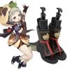 Genshin Impact Sayu Black Cosplay Shoes -Cosplay Shop GenshinImpactSayuBlackCosplayShoes