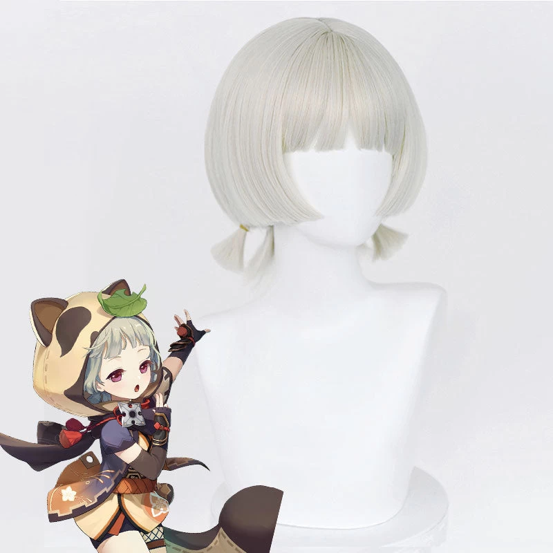 Genshin Impact Sayu Grey Cosplay Wig 4 Genshin Impact Sayu Grey Cosplay Wig - Image 2