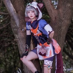 Genshin Impact Sayu Halloween Cosplay Costume -Cosplay Shop GenshinImpactSayuHalloweenCosplayCostume 3