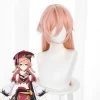 Genshin Impact Yanfei Pink Cosplay Wig -Cosplay Shop GenshinImpactYanfeiPinkCosplayWig