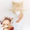 Genshin Impact Yoimiya Golden Orange Cosplay Wig -Cosplay Shop GenshinImpactYoimiyaGoldenOrangeCosplayWig