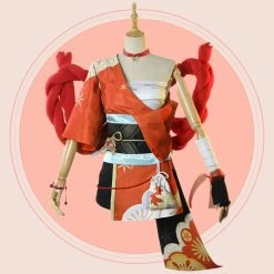 Genshin Impact Yoimiya Halloween Cosplay Costume -Cosplay Shop GenshinImpactYoimiyaHalloweenCosplayCostume 7