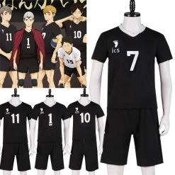Haikyu Haikyuu!! Osamu Miya Atsumu Miya Shinsuke Kita Rintarou Suna Cosplay Costume