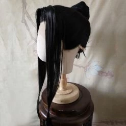 Haku From Naruto Halloween Black Cosplay Wig 7 Haku From Naruto Halloween Black Cosplay Wig -Cosplay Shop HakufromNarutoHalloweenBlackCosplayWig 3