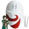 Haku From Naruto Halloween Mask And 3 Needles Cosplay Accessory Prop