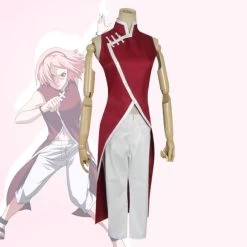 Sakura Haruno From Boruto Naruto Halloween Cosplay Costume - B Edition