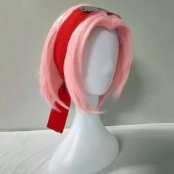 Sakura Haruno From Naruto Pink Short Cosplay Wig 9 Sakura Haruno From Naruto Pink Short Cosplay Wig -Cosplay Shop HarunoSakurafromNarutoPinkShortCosplayWig 3