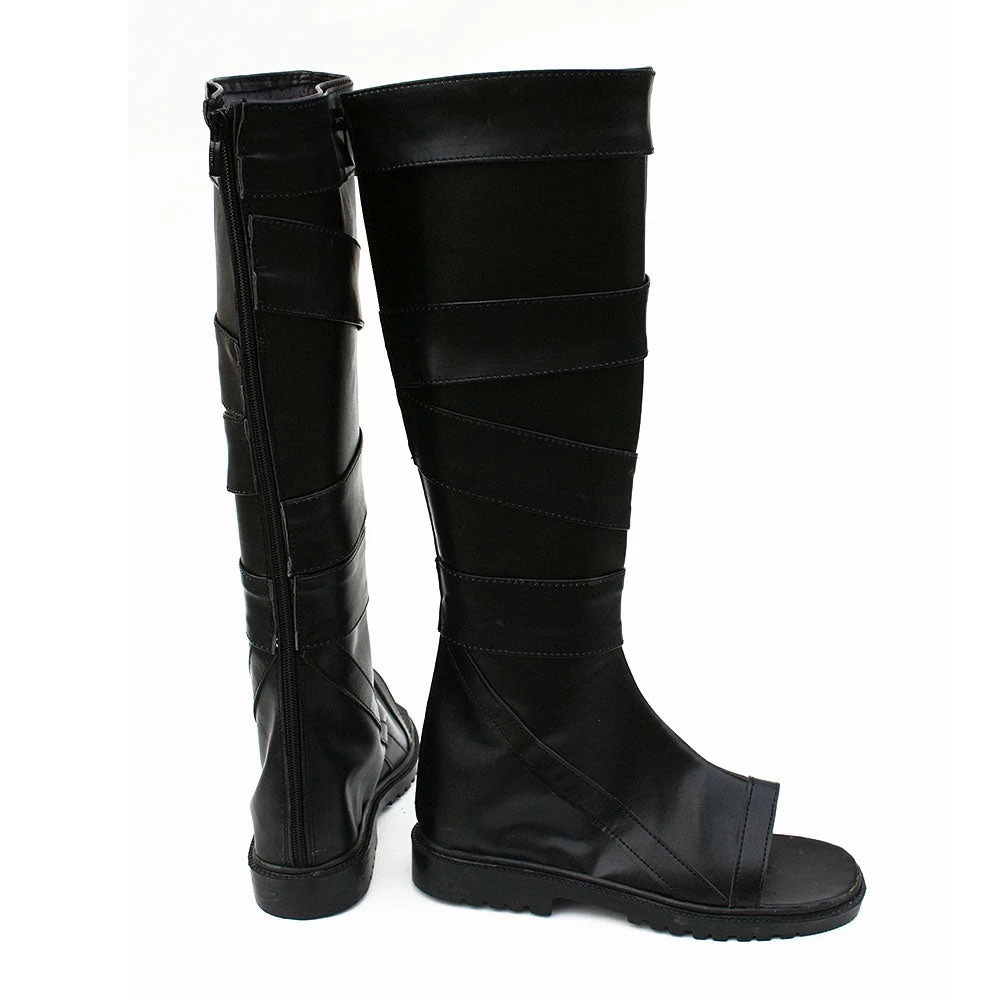 Kakashi Hatake From Naruto Halloween Black Shoes Cosplay Boots 5 Kakashi Hatake From Naruto Halloween Black Shoes Cosplay Boots - Image 3