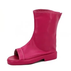 Himawari Uzumaki From Boruto: Naruto Next Generations Halloween Rose Red Cosplay Shoes -Cosplay Shop HimawariUzumakifromNarutoHalloweenRoseredCosplayShoes 3