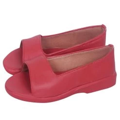 Hinata Hyuga From Naruto The Movie The Last Halloween Red Cosplay Shoes -Cosplay Shop HinataHyugafromNarutoHalloweenRedCosplayShoes 4