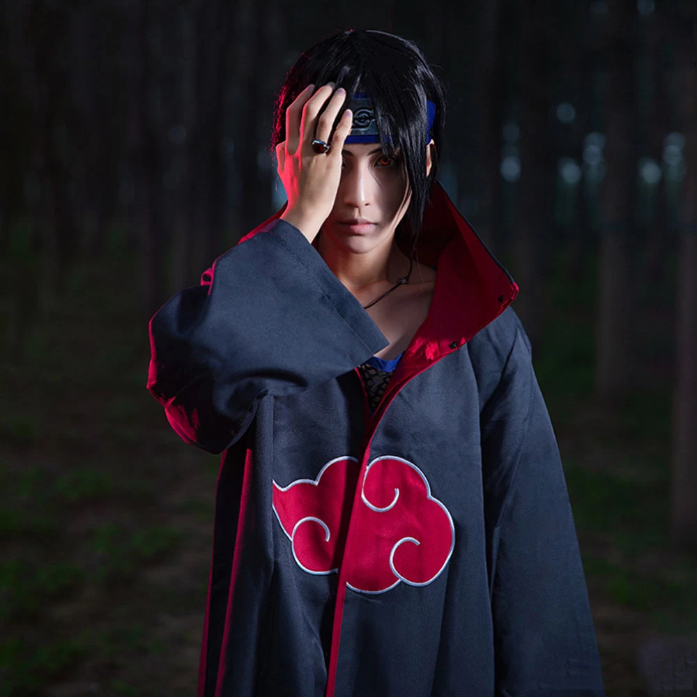 Itachi Uchiha From Naruto Halloween Cosplay Costume 5 Itachi Uchiha From Naruto Halloween Cosplay Costume - Image 3