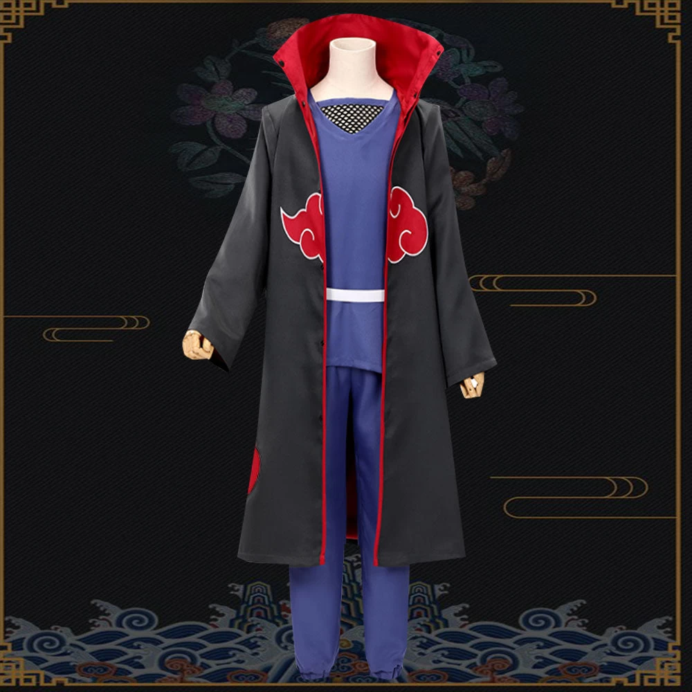 Itachi Uchiha From Naruto Halloween Cosplay Costume 7 Itachi Uchiha From Naruto Halloween Cosplay Costume - Image 5