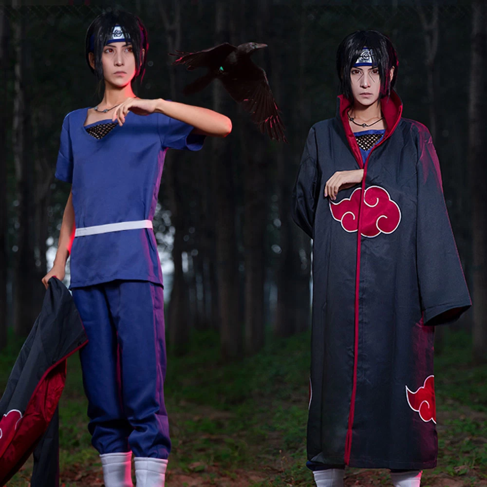 Itachi Uchiha From Naruto Halloween Cosplay Costume 4 Itachi Uchiha From Naruto Halloween Cosplay Costume - Image 2