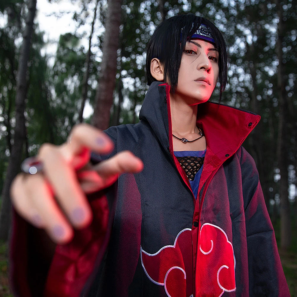 Itachi Uchiha From Naruto Halloween Cosplay Costume 3 Itachi Uchiha From Naruto Halloween Cosplay Costume