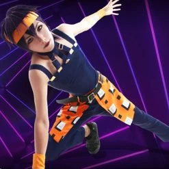 JoJo's Bizarre Adventure: Vento Aureo Golden Wind Narancia Ghirga Halloween Cosplay Costume -Cosplay Shop JoJo sBizarreAdventureVentoAureoGoldenWindNaranciaGhirgaHalloweenCosplayCostume 2