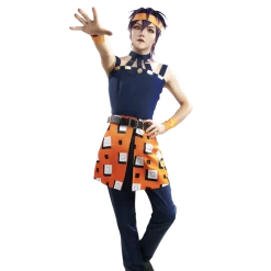 JoJo's Bizarre Adventure: Vento Aureo Golden Wind Narancia Ghirga Halloween Cosplay Costume