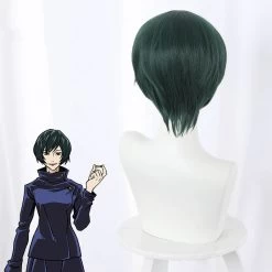 Jujutsu Kaisen Sorcery Fight Mai Zenin Green Cosplay Wig 11 Jujutsu Kaisen Sorcery Fight Mai Zenin Green Cosplay Wig -Cosplay Shop JujutsuKaisenSorceryFightMaiZeninGreenCosplayWig 5