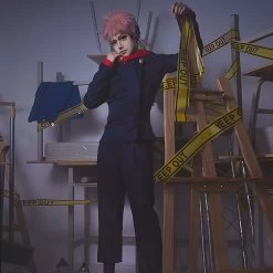 Jujutsu Kaisen Sorcery Fight Yuji Itadori Halloween Cosplay Costume -Cosplay Shop JujutsuKaisenSorceryFightYujiItadoriHalloweenCosplayCostume 2