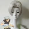 Kabuto Yakushi From Naruto Halloween Silver Cosplay Wig