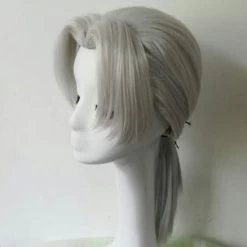 Kabuto Yakushi From Naruto Halloween Silver Cosplay Wig 9 Kabuto Yakushi From Naruto Halloween Silver Cosplay Wig -Cosplay Shop KabutoYakushifromNarutoHalloweenSilverCosplayWig 4
