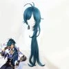 Kaeya From Genshin Impact Halloween Blue Cosplay Wig -Cosplay Shop KaeyafromGenshinImpactHalloweenBlueCosplayWig 1