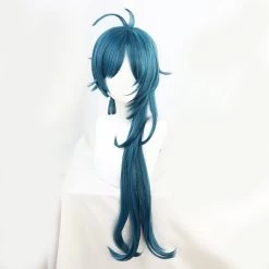 Kaeya From Genshin Impact Halloween Blue Cosplay Wig -Cosplay Shop KaeyafromGenshinImpactHalloweenBlueCosplayWig 2