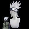 Kakashi Hatake From Naruto Halloween Silver White Cosplay Wig -Cosplay Shop KakashiHatakefromNarutoHalloweenSilverWhiteCosplayWig