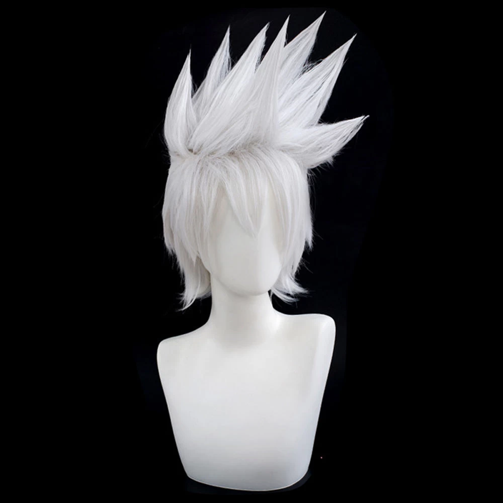 Kakashi Hatake From Naruto Halloween Silver White Cosplay Wig 5 Kakashi Hatake From Naruto Halloween Silver White Cosplay Wig - Image 3