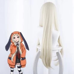 Kakegurui Compulsive Gambler Runa Yomozuki Light Golden Cosplay Wig -Cosplay Shop KakeguruiCompulsiveGamblerRunaYomozukiLightGoldenCosplayWig 5