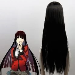 Kakegurui Compulsive Gambler Yumeko Jabami Black Cosplay Wig -Cosplay Shop KakeguruiCompulsiveGamblerYumekoJabamiBlackCosplayWig 3