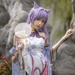 Keqing From Genshin Impact Cheongsam Cosplay Costume -Cosplay Shop KeqingfromGenshinImpactCheongsamCosplayCostume 4