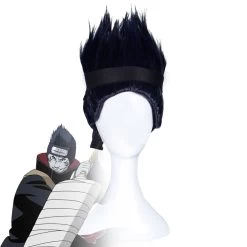 Kisame Hoshigaki From Naruto Halloween Black Blue Cosplay Wig