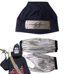 Kisame Hoshigaki From Naruto Halloween Sleeves And Headband Cosplay Accessory Prop