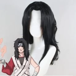 Kurenai Yuhi Sarutobi Kurenai From Naruto Halloween Black Cosplay Wig
