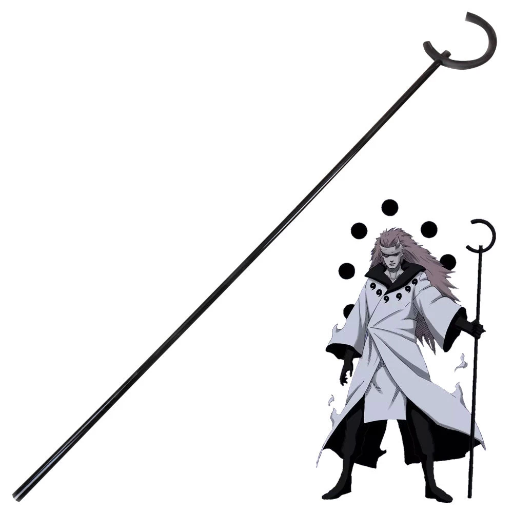 Madara Uchiha The Ten Tails Jinchuuriki From Naruto Halloween Staves Cosplay Weapon Prop 3 Madara Uchiha The Ten Tails Jinchuuriki From Naruto Halloween Staves Cosplay Weapon Prop