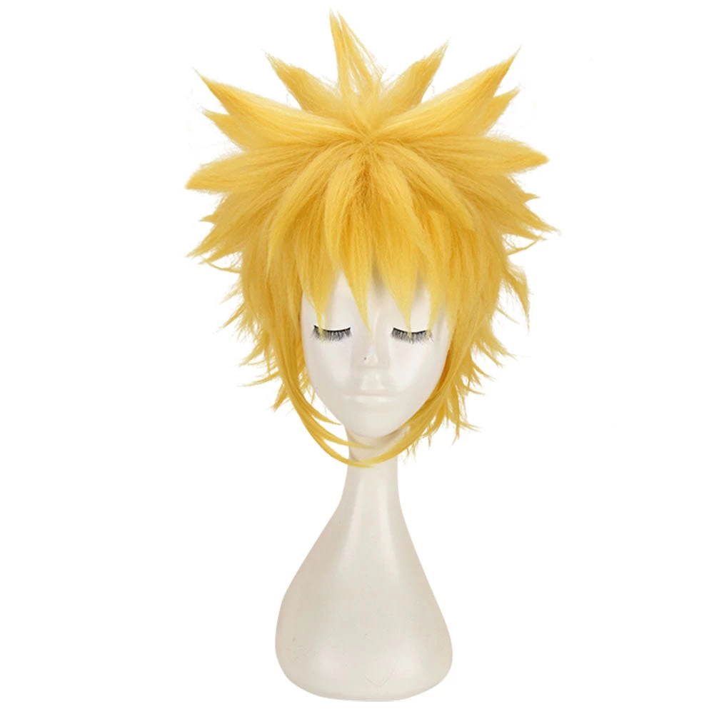 Minato Namikaze From Naruto Halloween Golden Cosplay Wig 4 Minato Namikaze From Naruto Halloween Golden Cosplay Wig - Image 2