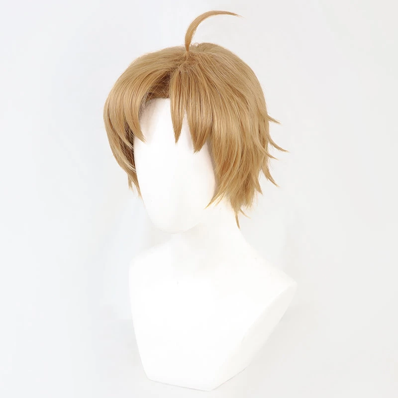 Mushoku Tensei: Jobless Reincarnation Rudeus Greyrat Golden Cosplay Wig 4 Mushoku Tensei: Jobless Reincarnation Rudeus Greyrat Golden Cosplay Wig - Image 3