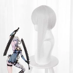 NIER Replicant Gestalt Kaine Silver Cosplay Wig -Cosplay Shop NIERReplicantGestaltKaineSilverCosplayWig 5