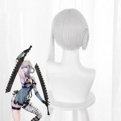 NIER Replicant Gestalt Kaine Silver Cosplay Wig -Cosplay Shop NIERReplicantGestaltKaineSilverCosplayWig 6