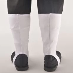 Naruto Akatsuki Halloween White Black Cosplay Boots -Cosplay Shop NarutoAkatsukiHalloweenWhiteBlackCosplayShoes 4