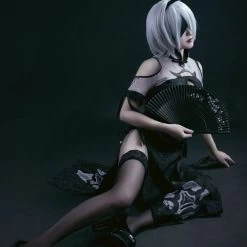 NieR: Automata 2B YoRHa No.2 Type B Cheongsam Halloween Cosplay Costume 10 NieR: Automata 2B YoRHa No.2 Type B Cheongsam Halloween Cosplay Costume -Cosplay Shop NieRAutomata2BYoRHaNo.2TypeBCheongsamHalloweenCosplayCostume 4