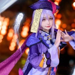 Qiqi From Genshin Impact Halloween Cosplay Costume -Cosplay Shop QiqifromGenshinImpactHalloweenCosplayCostume