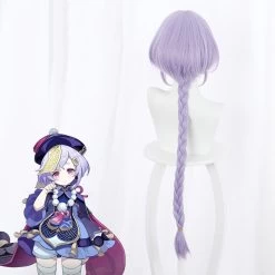 Qiqi From Genshin Impact Halloween Purple Cosplay Wig 11 Qiqi From Genshin Impact Halloween Purple Cosplay Wig -Cosplay Shop QiqifromGenshinImpactHalloweenPurpleCosplayWig 5