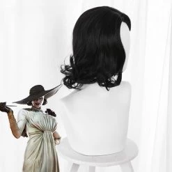 Resident Evil 8 Village Alcina Dimitrescu Vampire Lady Dimitrescu Black Cosplay Wig -Cosplay Shop ResidentEvil8VillageAlcinaDimitrescuVampireLadyDimitrescuBlackCosplayWig 3