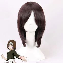 Rin Nohara From Naruto Halloween Brown Cosplay Wig